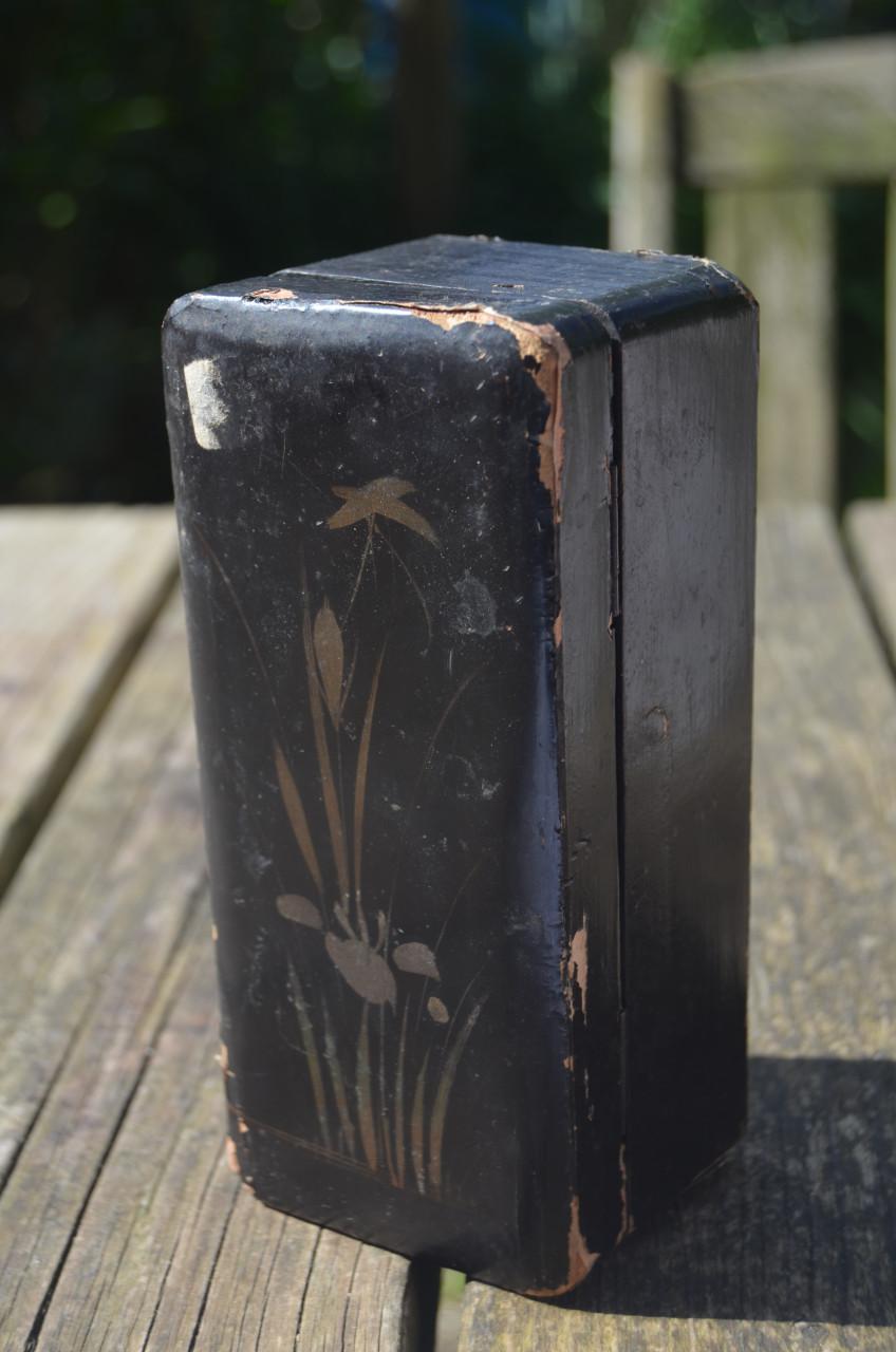 Klein laque doosje, mogelijk Chinees