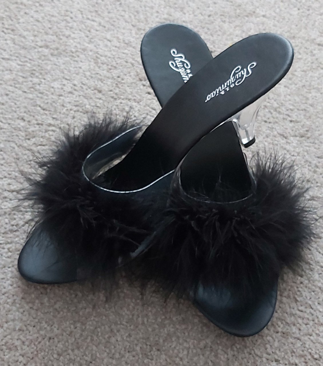 Zwarte nieuwe slipper 40/41