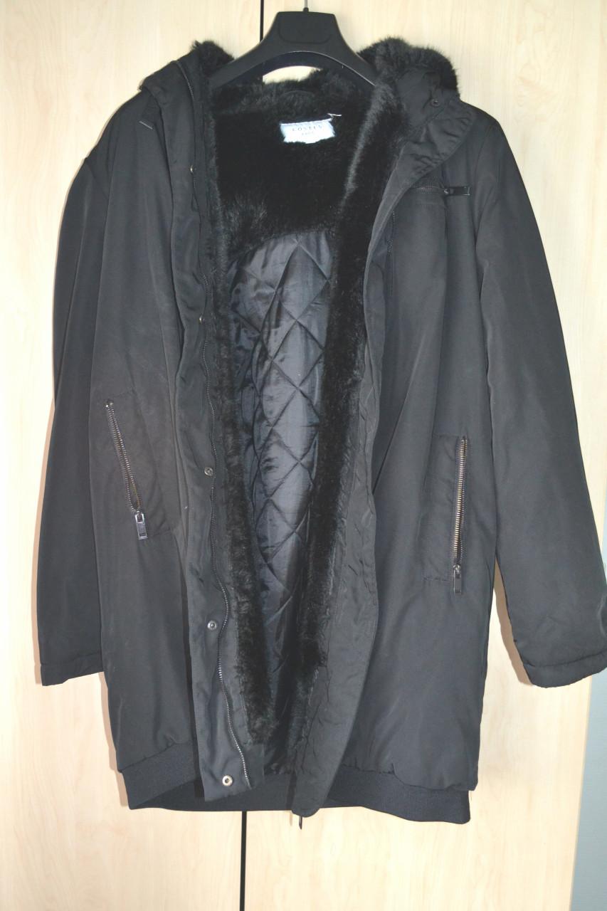 Dames winterjas  zwart. maat 44-46.