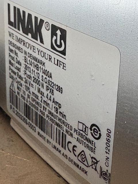 Prachtige nieuwe lederen elektrisch in hoogte verstelbare bootstoel 24 volt