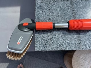 Gardena auto was borstel uitschuifbaar