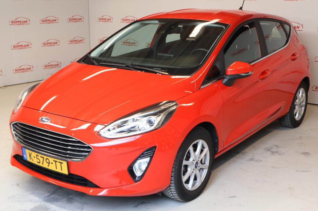 Ford Fiesta 1.0 ecoboost titanium nl auto, trekhaak, appconnect, cruise,