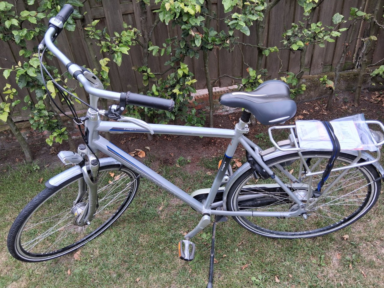 Herenfiets Batavus Fuego Techno Zilver