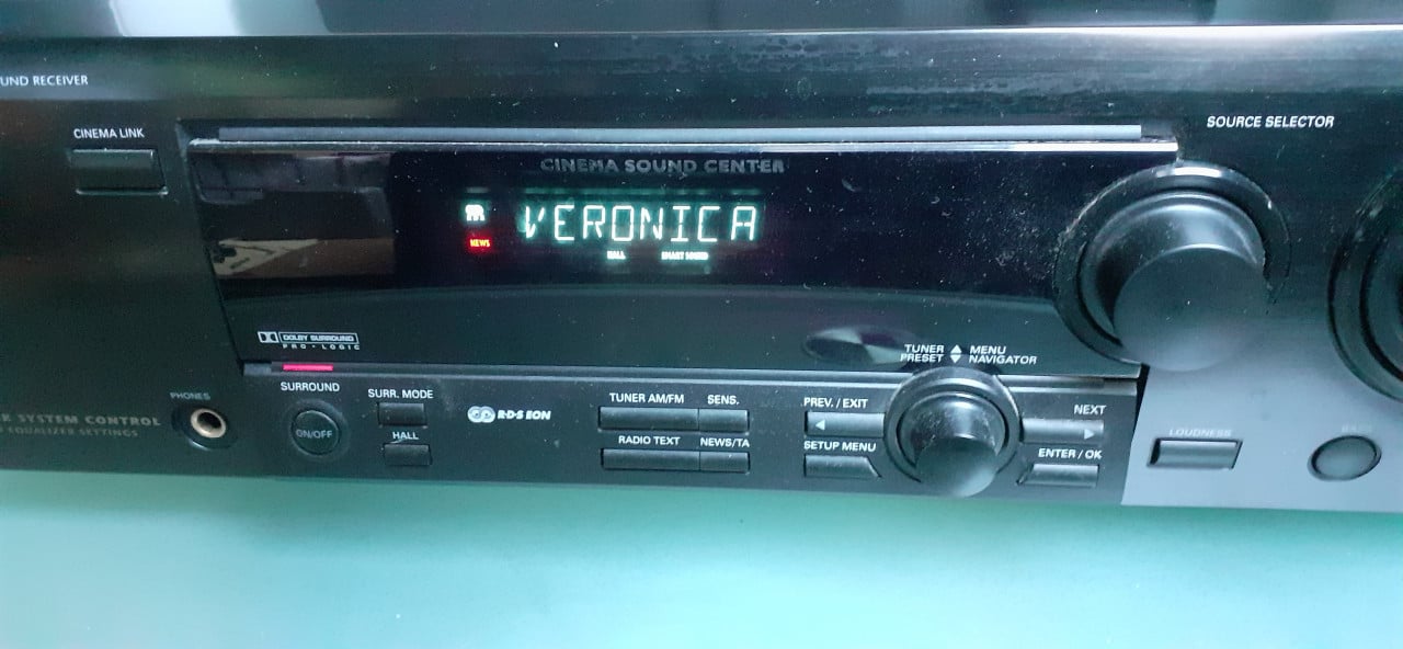 Stereo reciever philips FR 735 met boxen en afstandbediening
