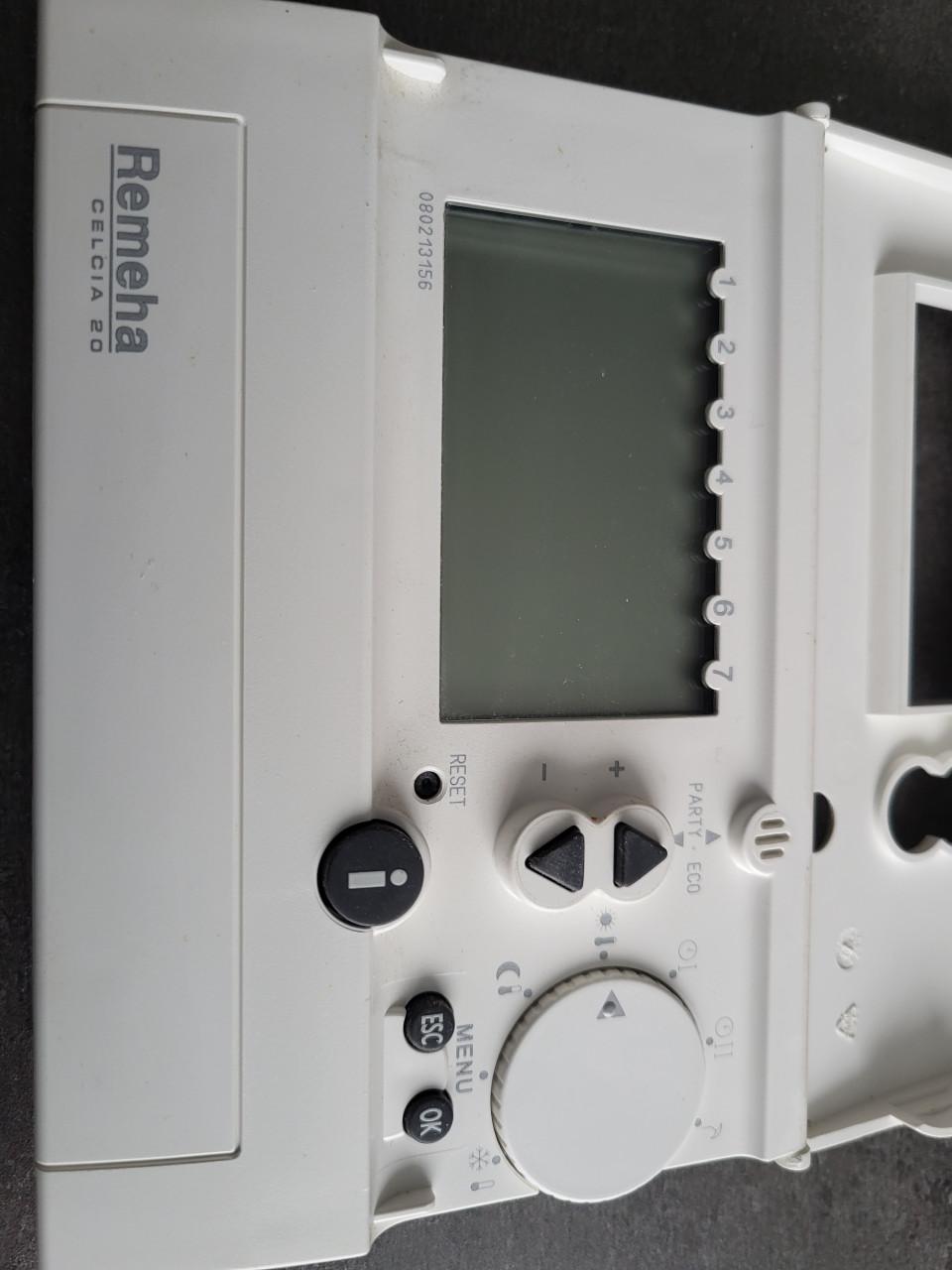 Remeha Celcia 20 thermostaat