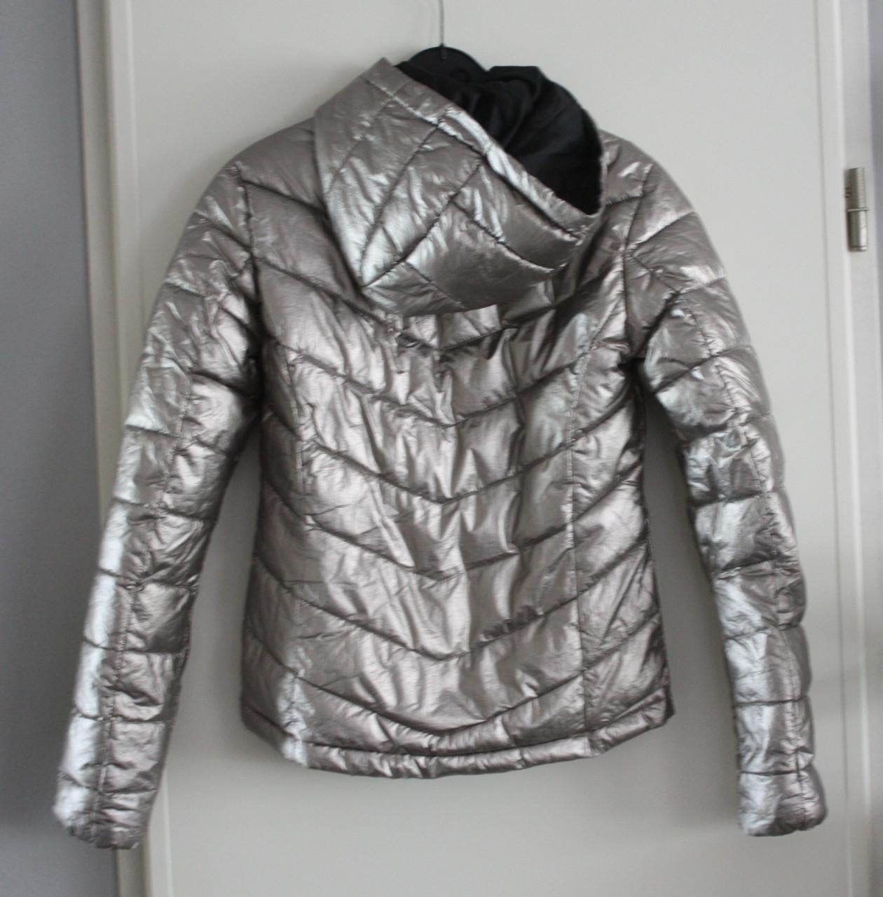 Metallic winterjas maat 34