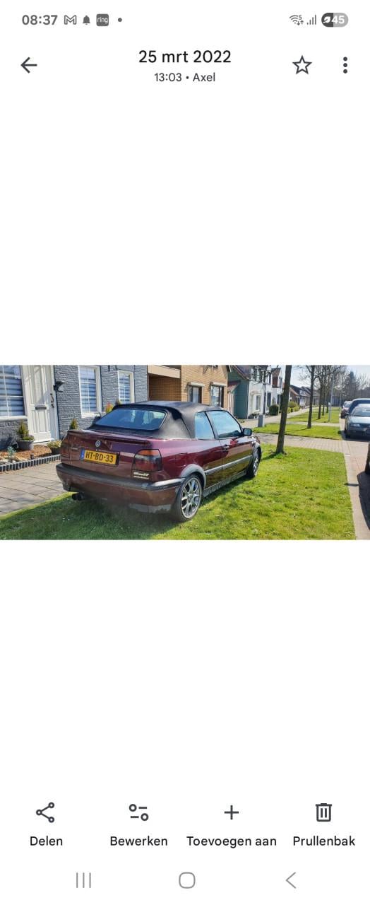 Cabrio dakhoes golf 3