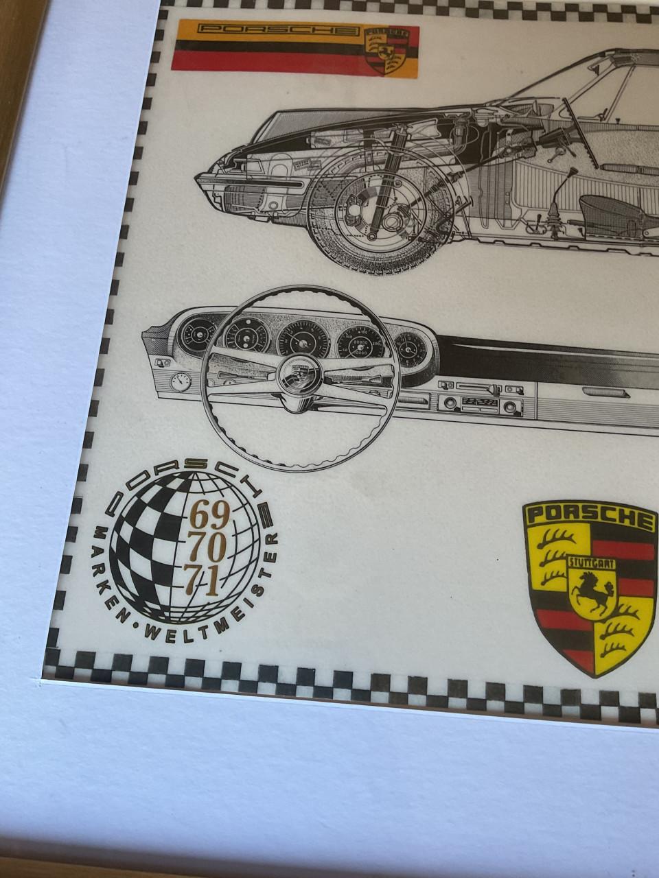 Classic Porsche 911 in lijst