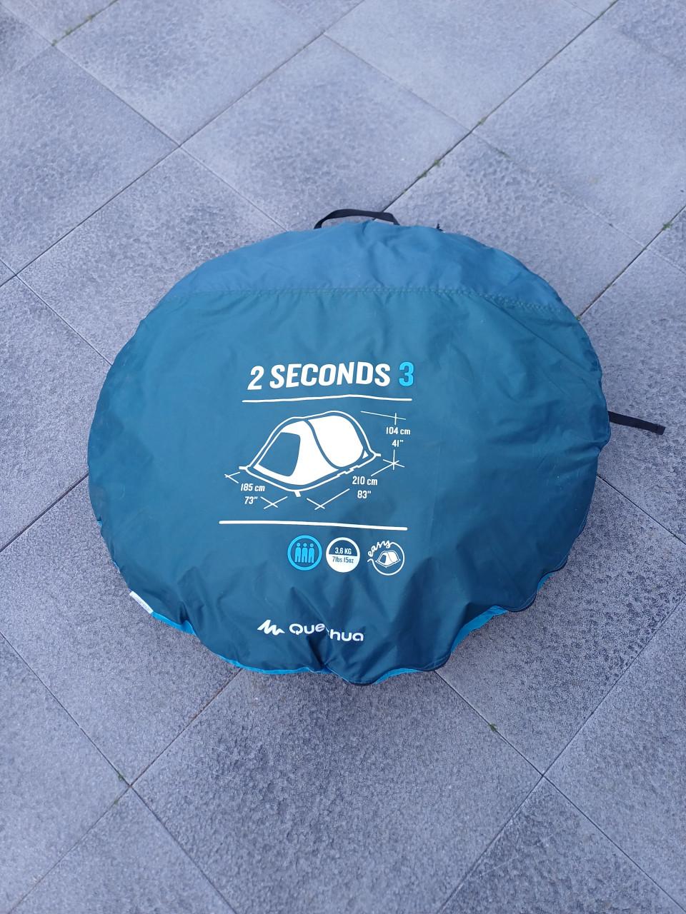 Quechua opgooi tent 3 personen