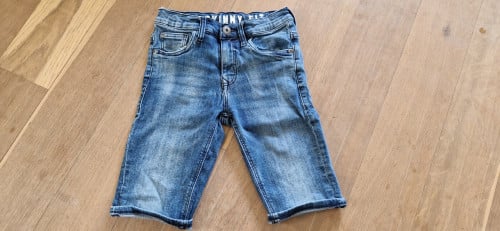 Jongens korte jeans broek maat 140
