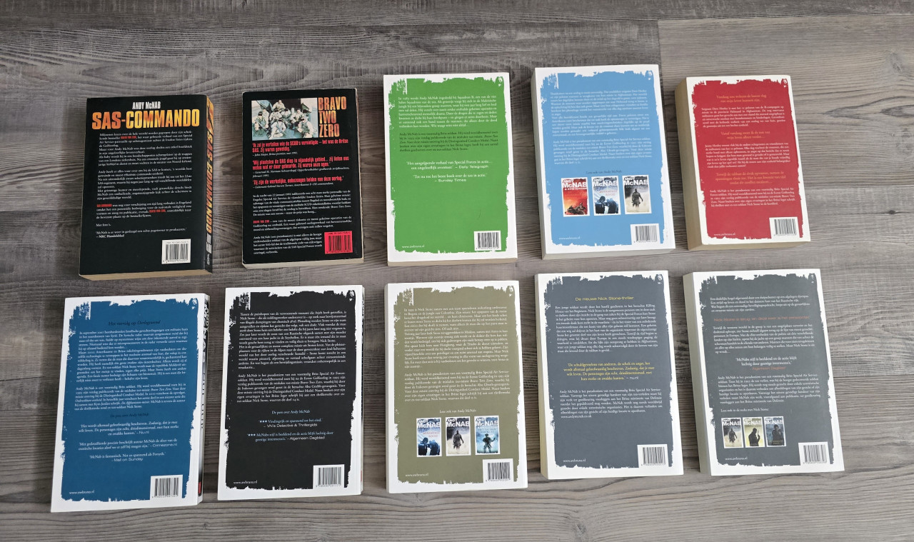 Andy McNab - 10 boeken