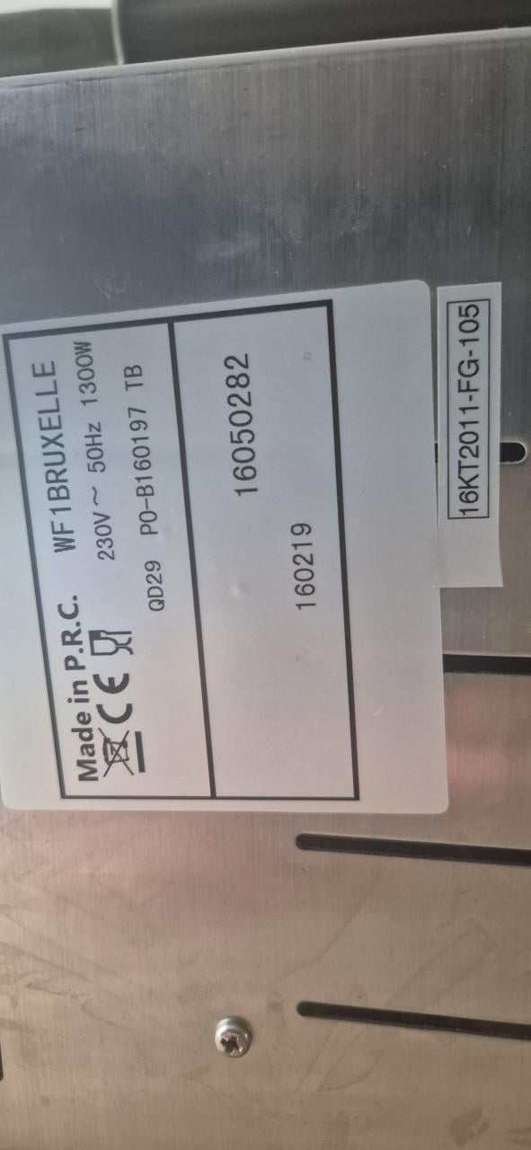 Professioneel Brussels wafelijzer