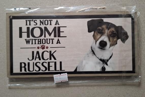 Houten Bordjes Met Honden  NIEUW