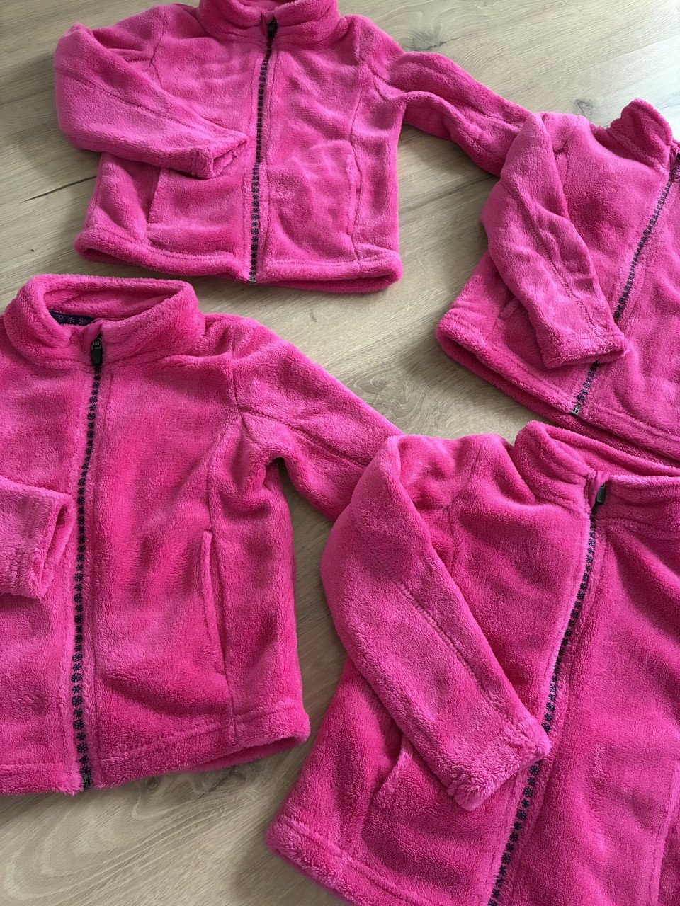 Fleece vesten maat 98-104