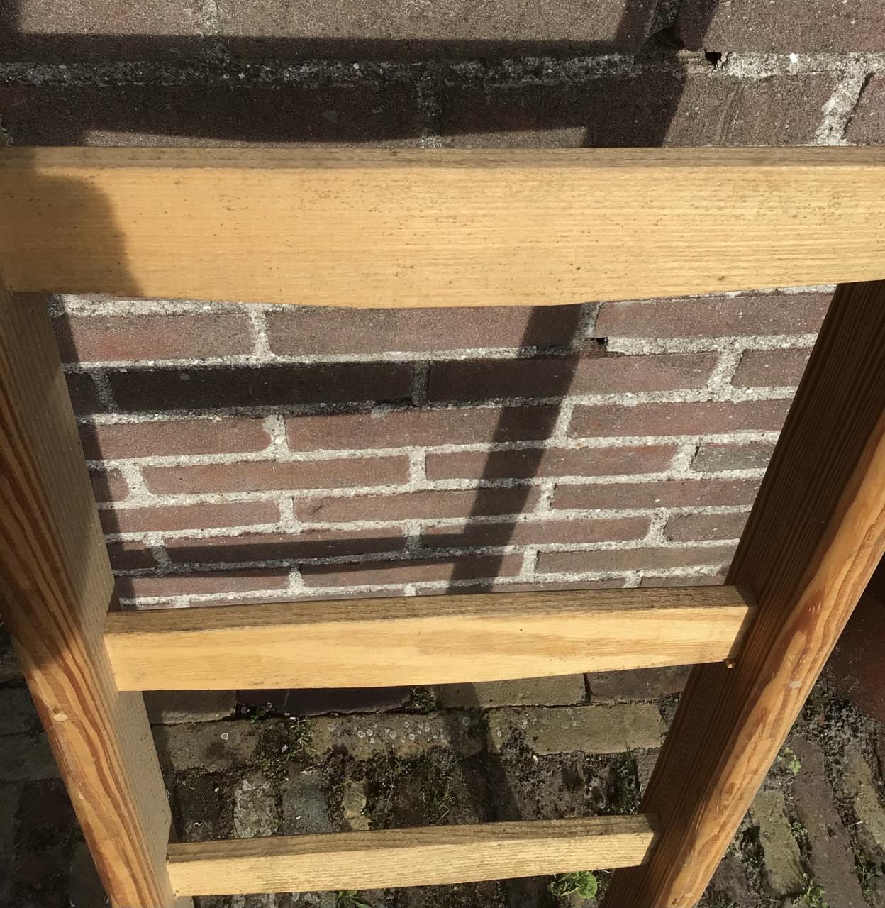Houten ladder