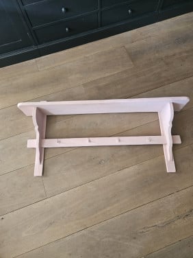 Wandplank oud roze