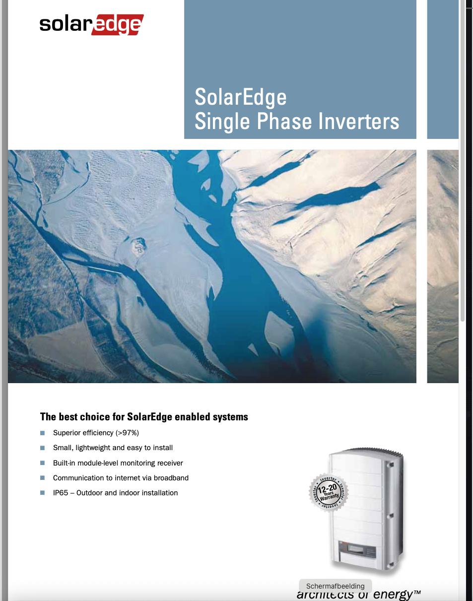 SolarEdge PV-systeem met 16 panelen (4160Wp)