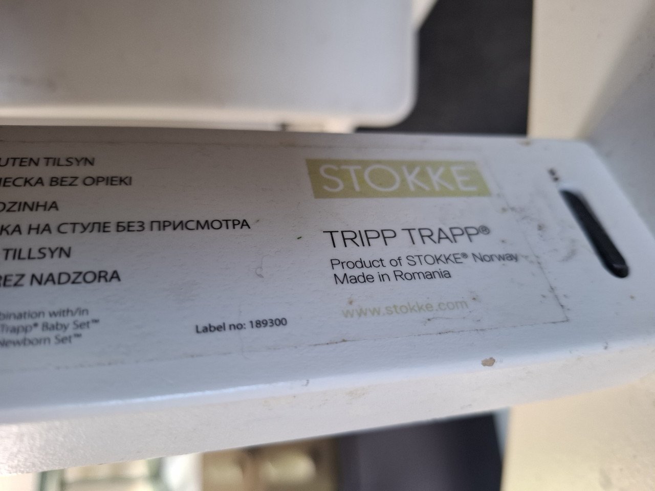 Tripp trapp Stokke