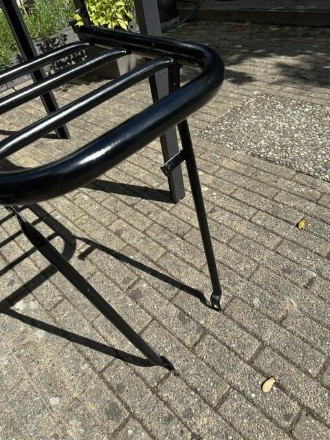 Sterke stalen Fietsvoordrager met steun