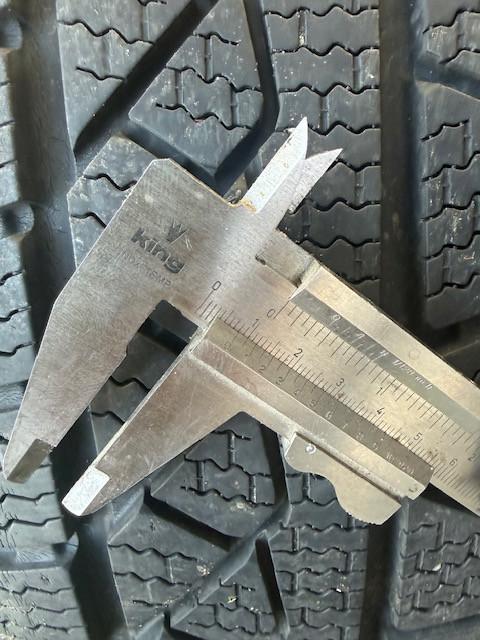 4x winterbanden op Borbet velgen 7 tot 8 mm profiel