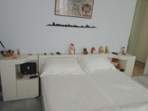 Bed ombouw met nachtkastjes 1400  2000 mm zonder latten bodem