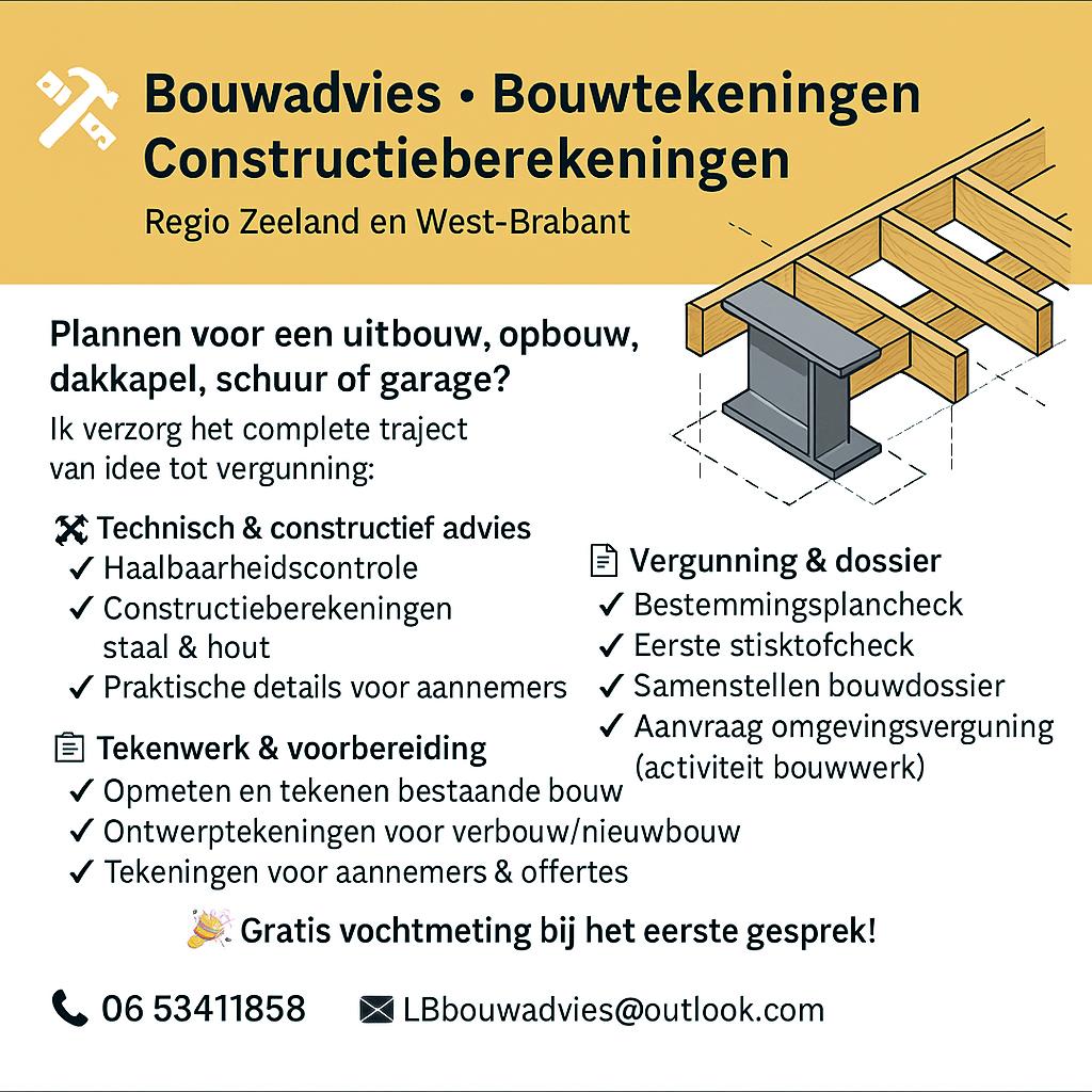 🛠️ Bouwadvies • Bouwtekeningen • Constructieberekeningen