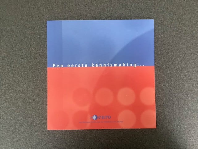 Nederland, euro introductie set met boekje.