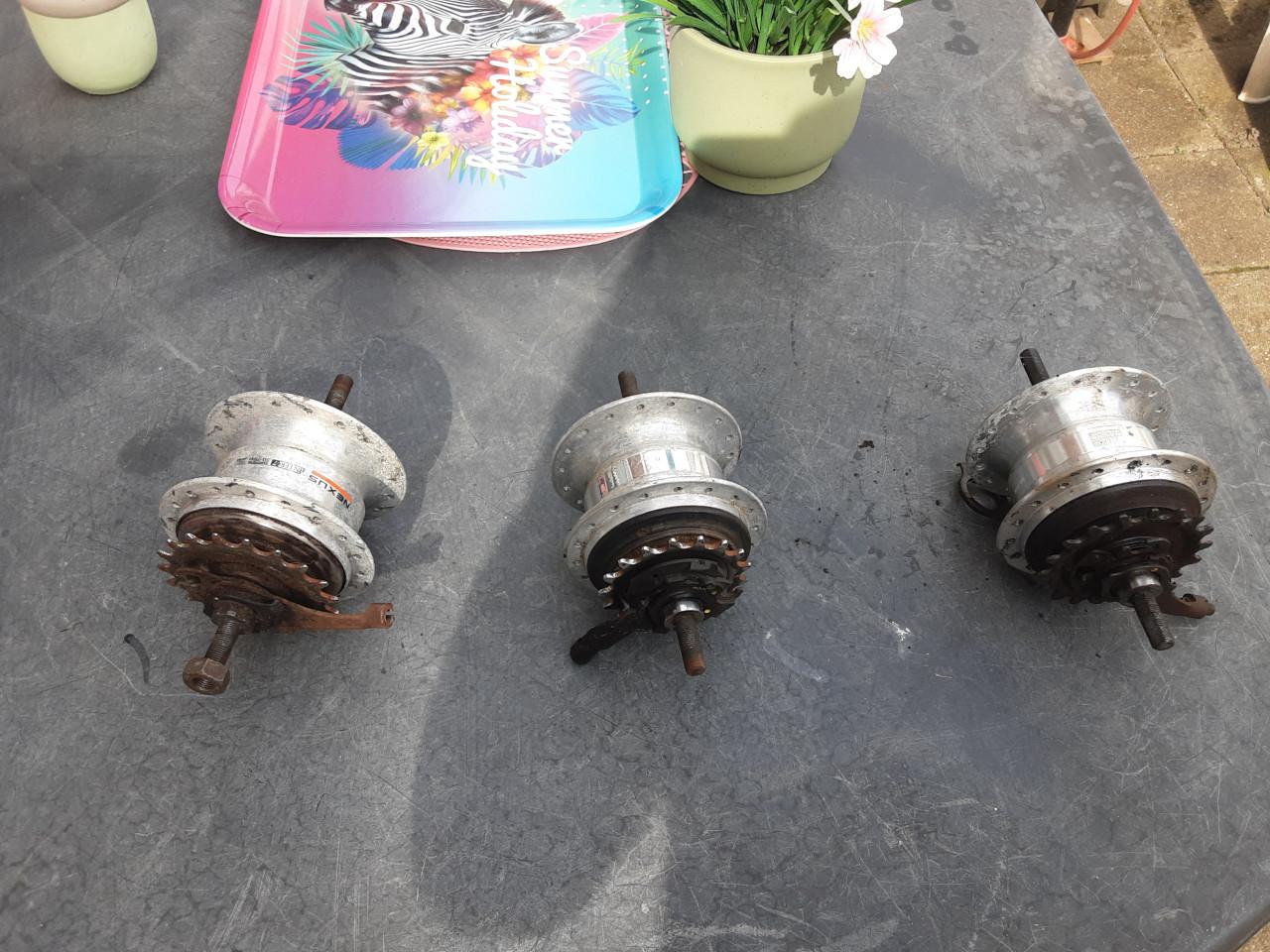 5 x shimano nexus 7 speed naven