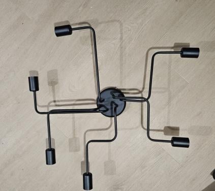 Industriële plafondlamp 70x70