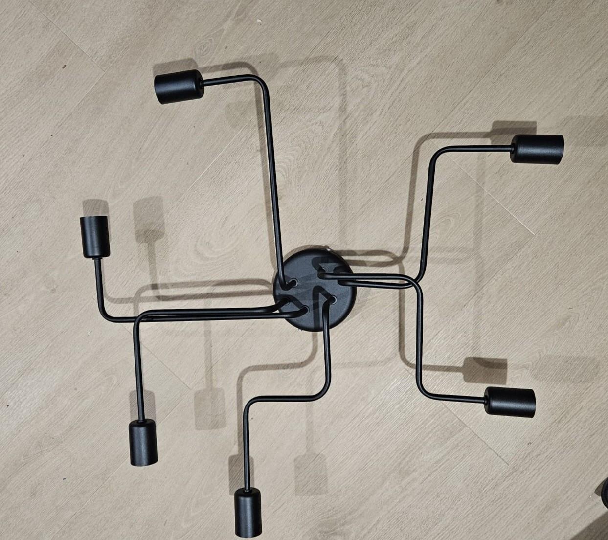 Industriële plafondlamp 70x70