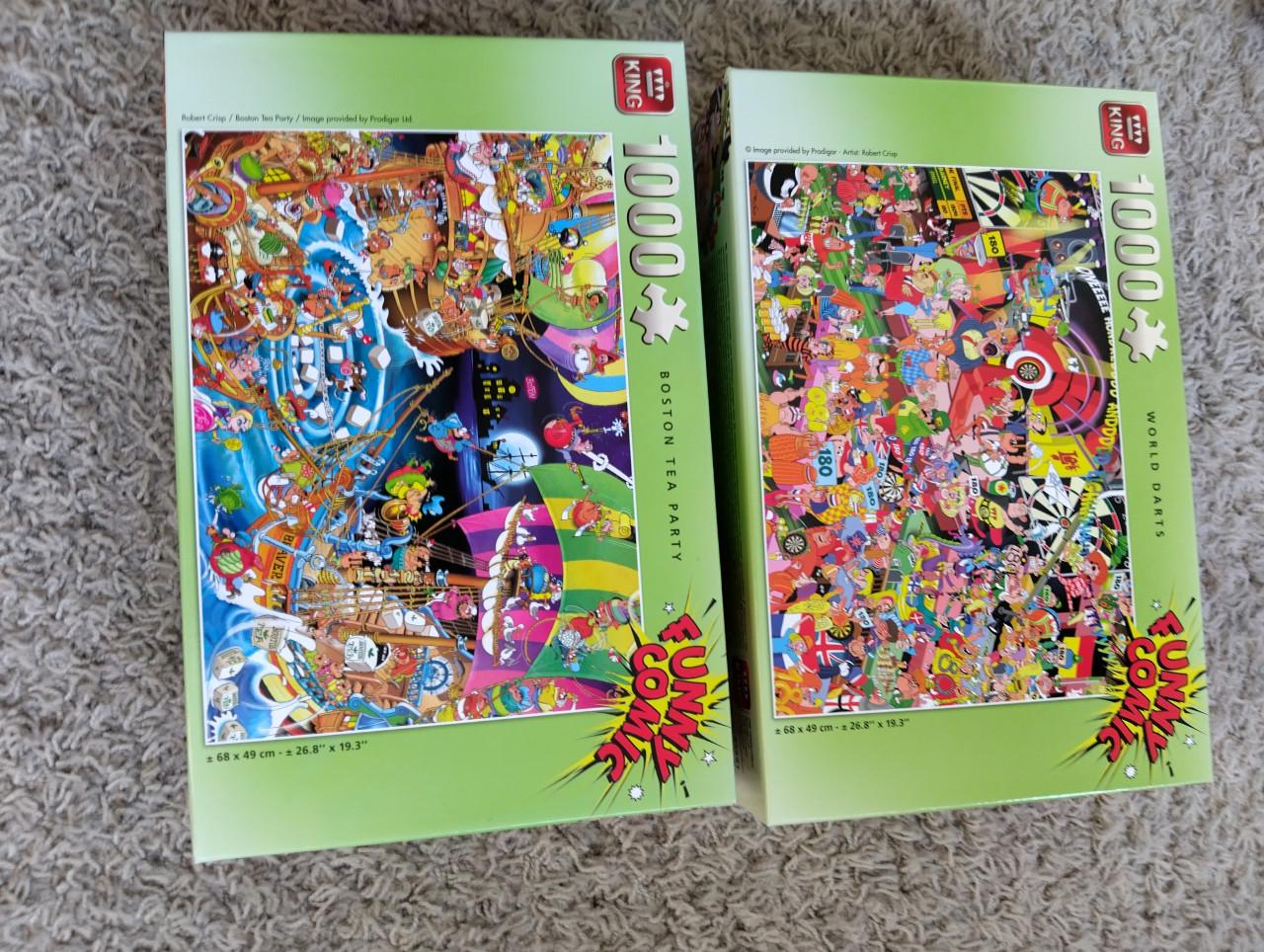 Puzzels 1000 st. Wicky en King