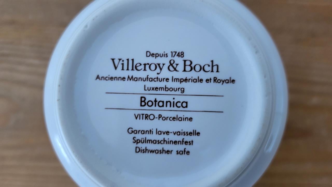 Vintage Villeroy & Boch Botanica voorraadpotje