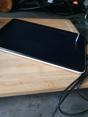 Mooi goed werkend Samsung android tablet, kleur wit, in goede staat....