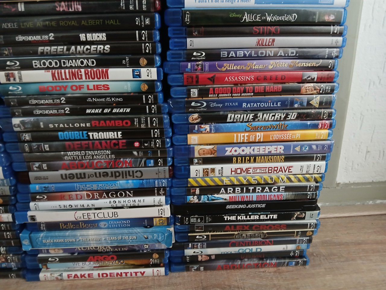 Blu ray partij 186 stuks