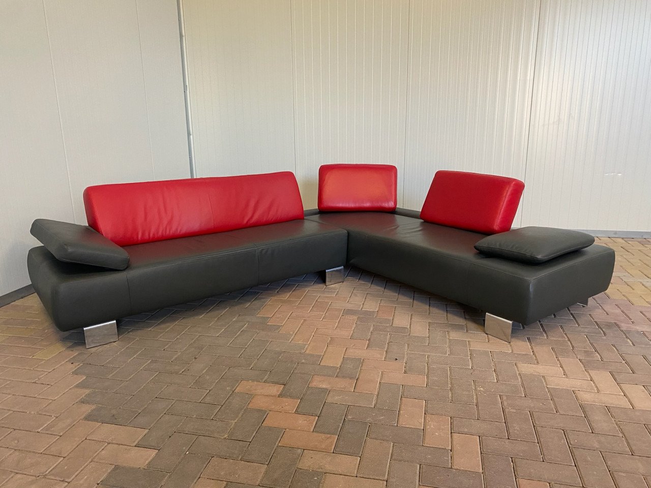 GRATIS LEVERING HEEL NL Design Montel Echt Leer Hoekbank