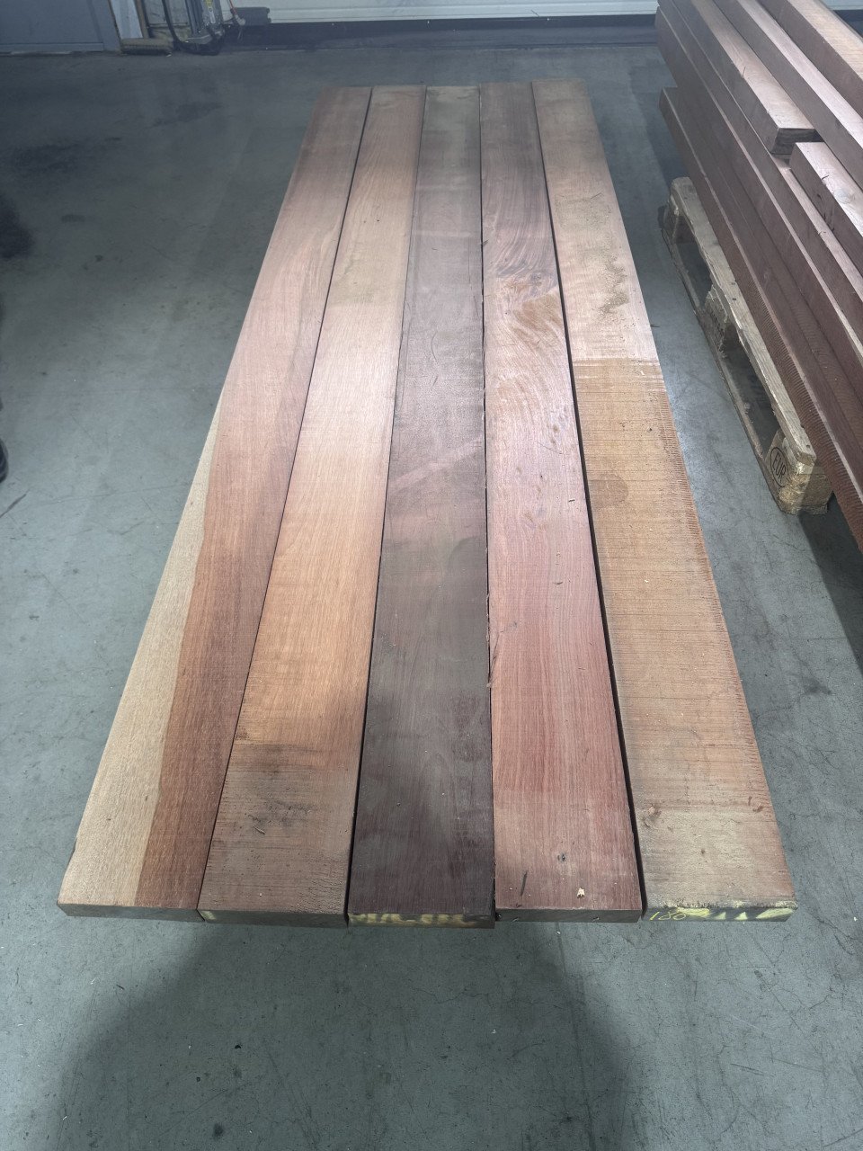 Partij Jatoba hout - 1e kwaliteit