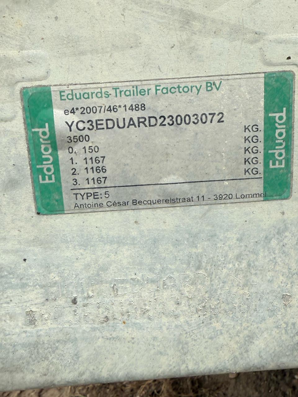 Te koop Eduard aanhanger
