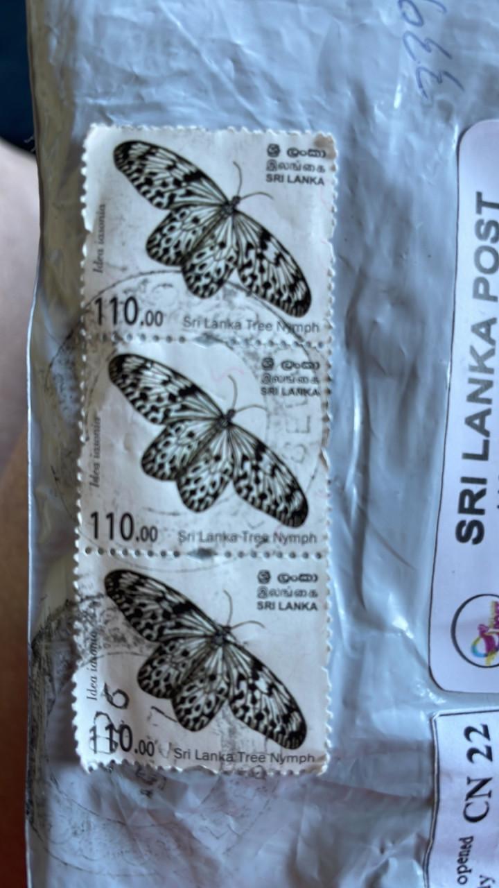 Postzegels uit sri lanka