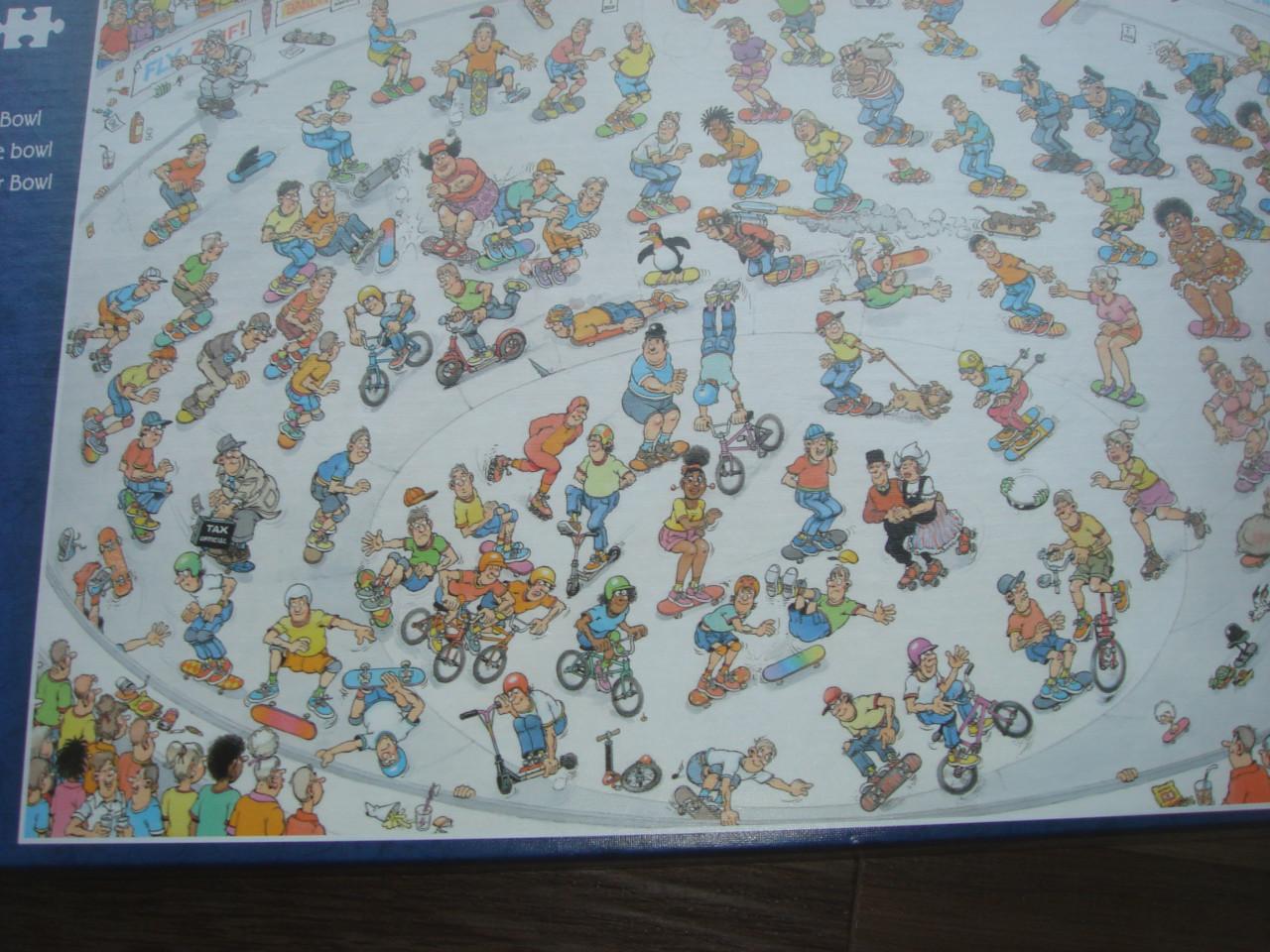 Te koop Complete /Nette Jan van Haasteren puzzel Skateboarden in de bowl