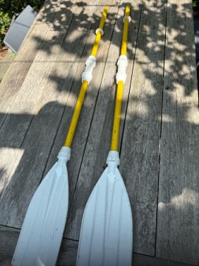 Set peddels voor rubberboot