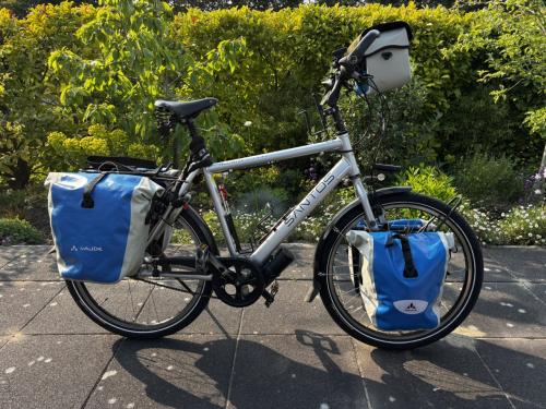 Nette waterdichte VAUDE AQUA 5-delige fietstassenset