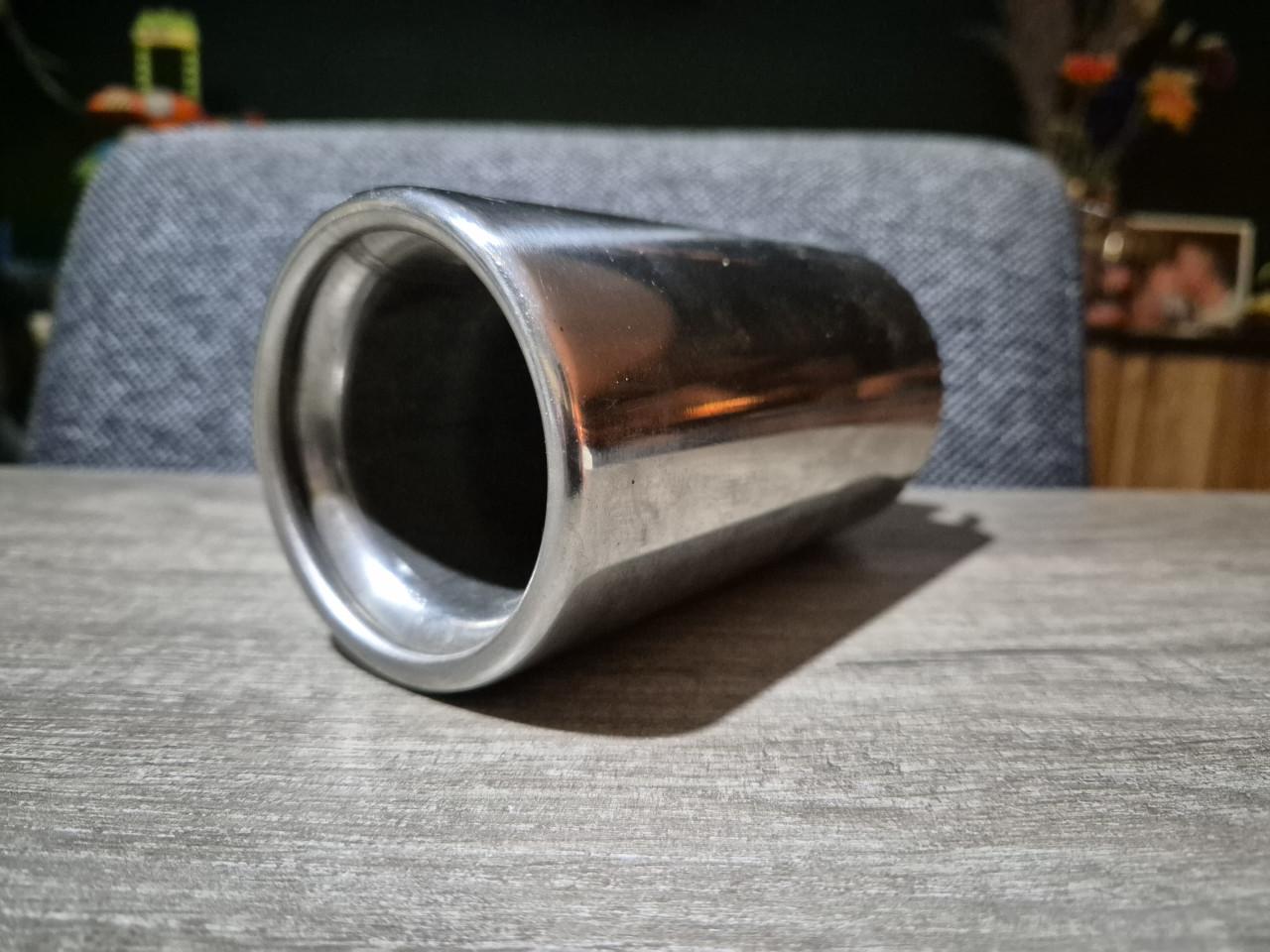 Universeel Uitlaat Sierstuk 16cm – 8cm doorsnede – Chroom