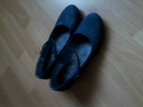 Zwarte en groene Schoenen Maat 37/38