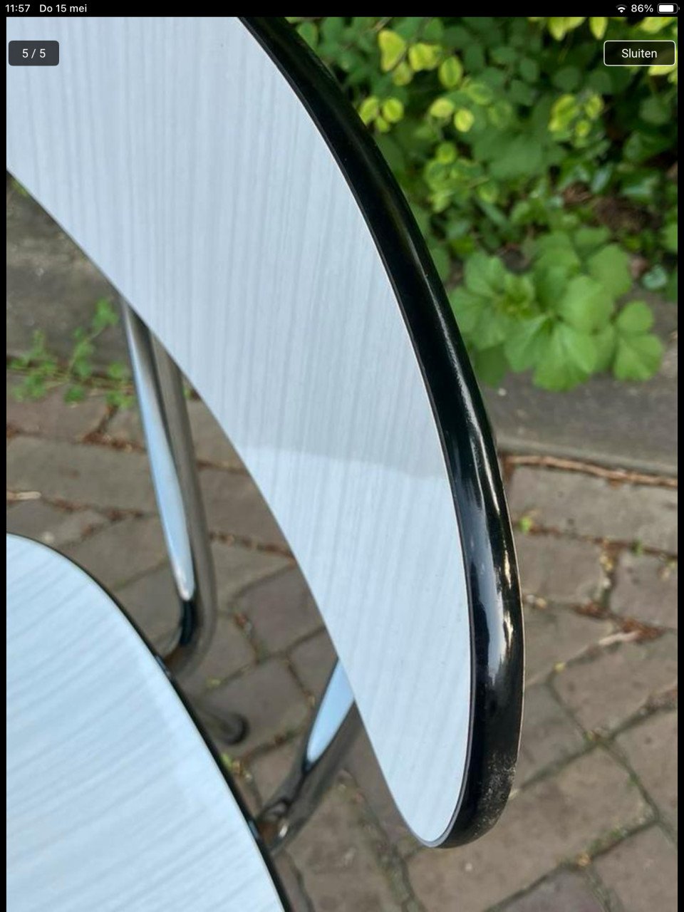 Vintage keukenstoel
