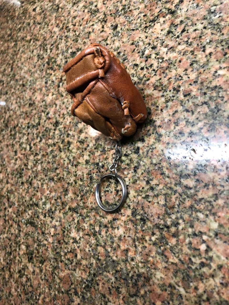 Leuke sleutel hanger.