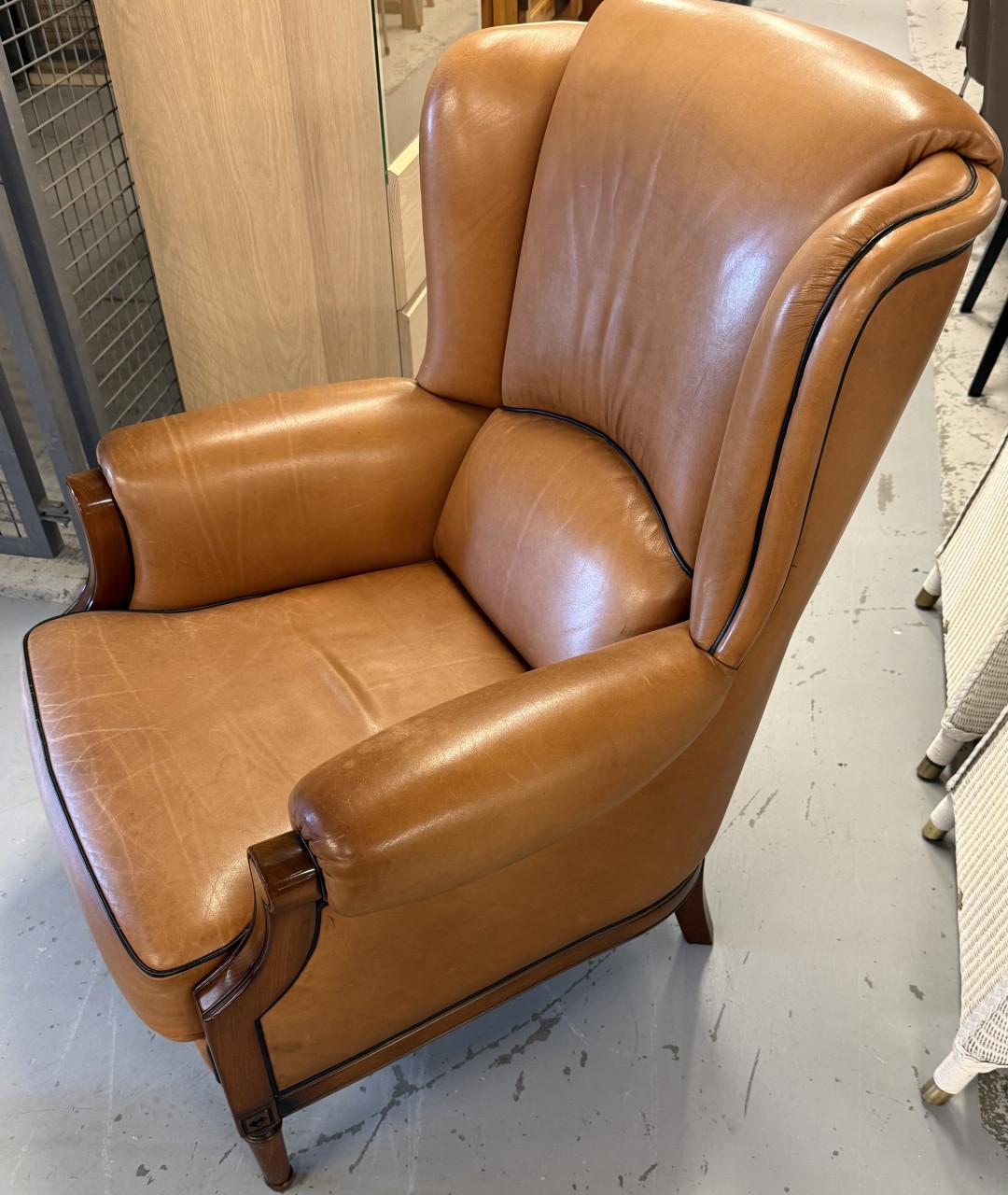 Art Deco schapenleren fauteuil Gedelux Made in Holland