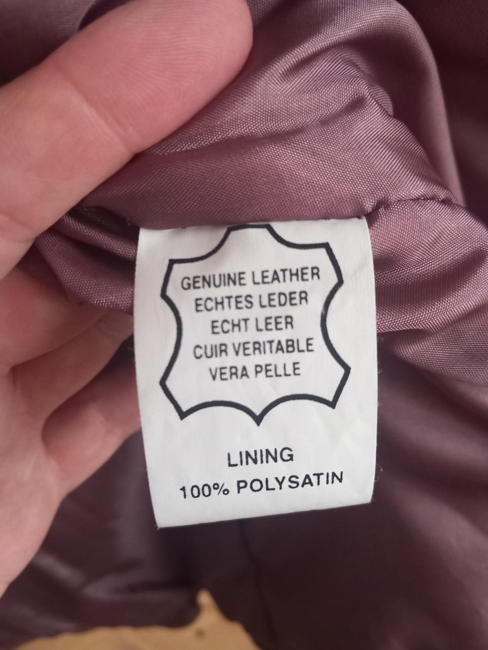 Leren damesjasje