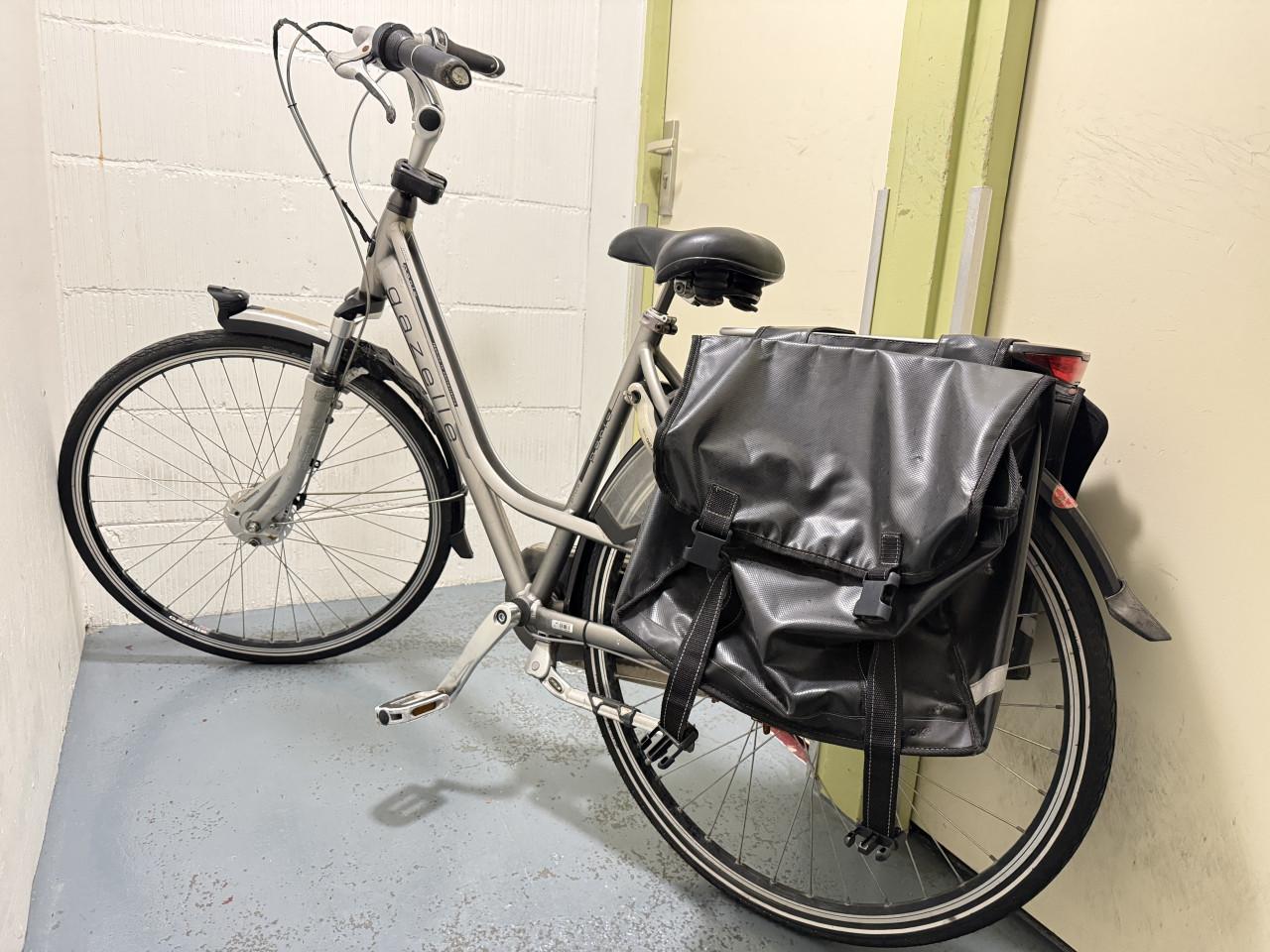 Station/ stad of student fiets