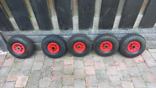 Bolderkar wielen