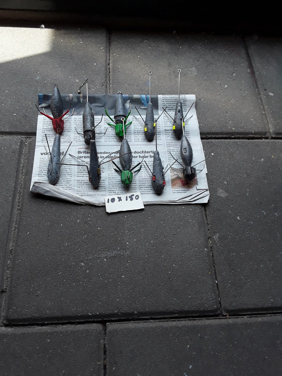 Te koop vislood klapankers